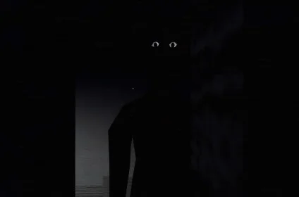 MONOCHROME Roblox corridor and watching creature